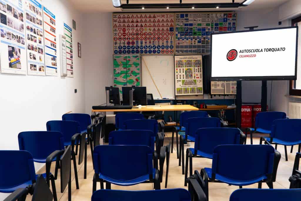 aula lezioni autoscuola torquato ATQ